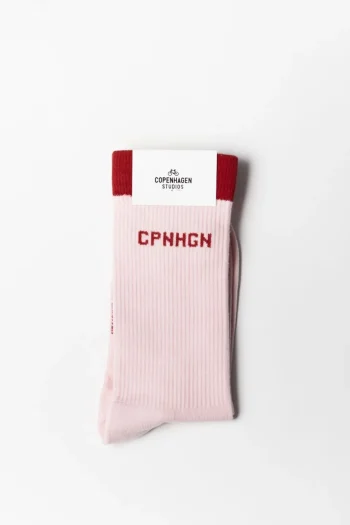 New COPENHAGEN STUDIOS Cph Socks 2 Cotton Blend Roze/Rood