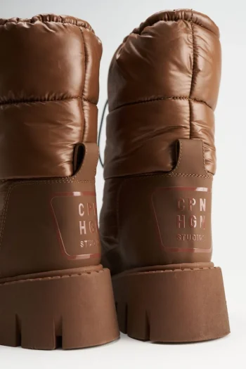 New COPENHAGEN STUDIOS Cph149 Recycled Nylon Noten Bruin