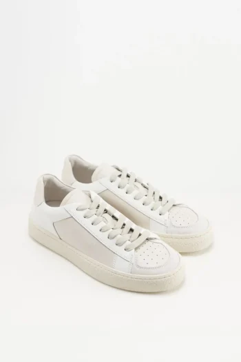 Fashion COPENHAGEN STUDIOS Cph157 Leather Mix Cremebeige/Wit