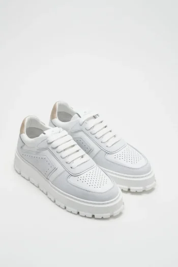 Discount COPENHAGEN STUDIOS Cph332 Leather Mix Wit/Natuur