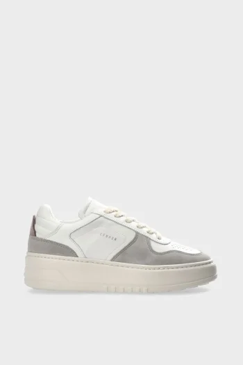 Discount COPENHAGEN STUDIOS Cph75 Leather Mix Wit Grijs