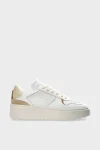 Sale COPENHAGEN STUDIOS Cph76 Leather Mix Wit/Beige