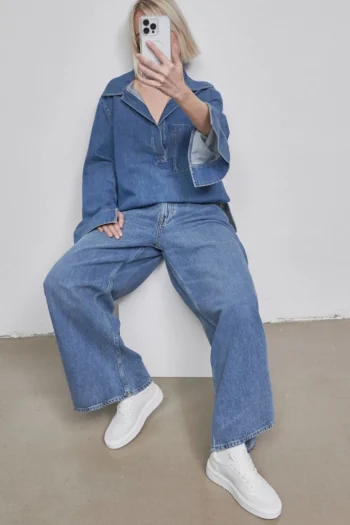 Outlet COPENHAGEN STUDIOS Cph77 Leather Mix Wit